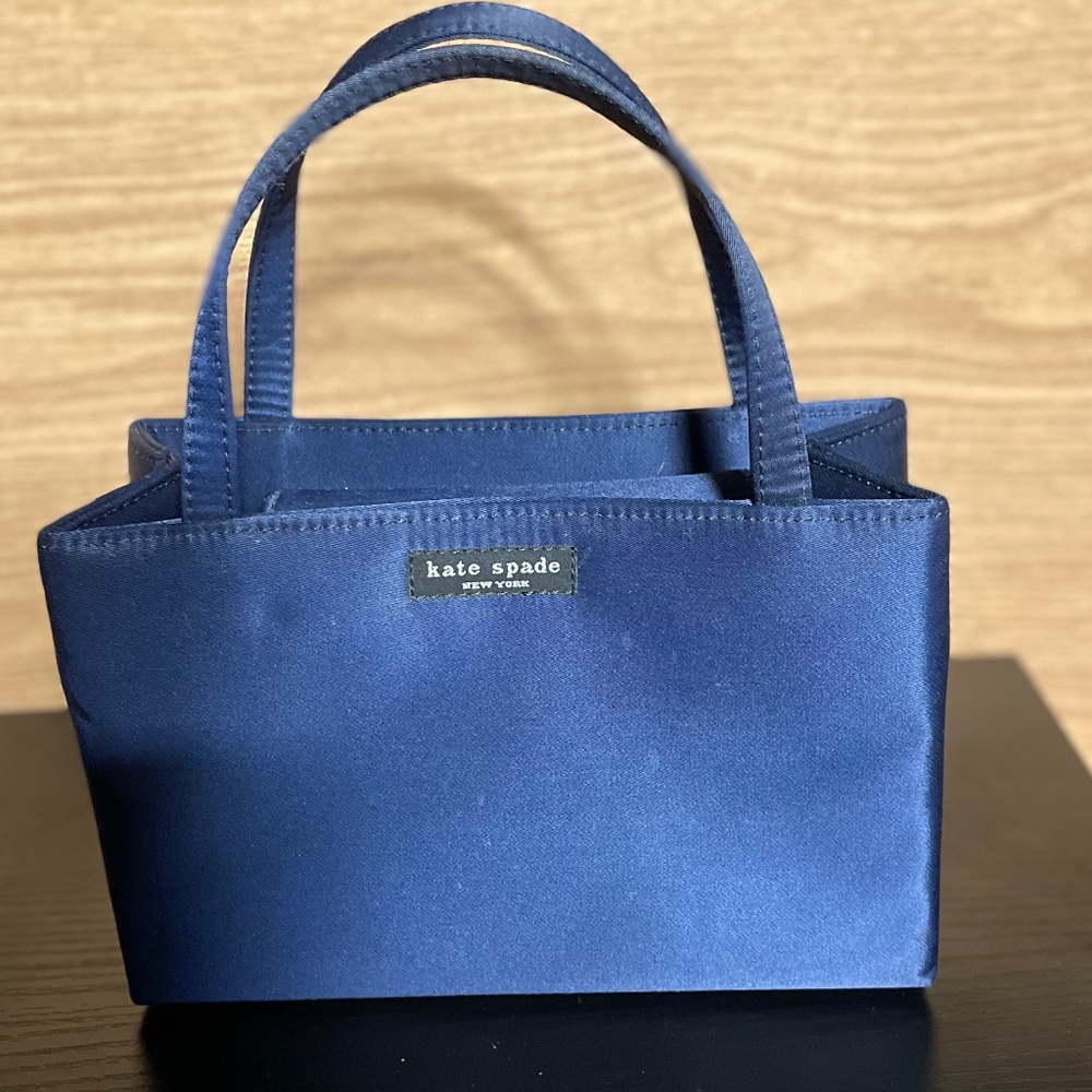 KATE SPADE ♠️VTG🖤Sam Bag, RARE NAVY  EUC